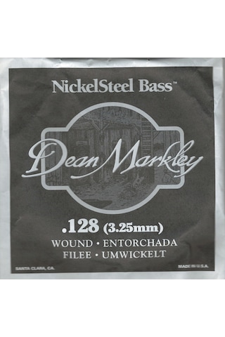 Dean Markley Nickel Steel Bass .128 Bas Gitar Tek Tel
