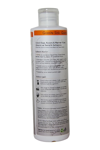 Hena Surface Granit Evye Kuvars Mermer Yüzey Onarım ve Temizlik Solüsyonu 250 ML