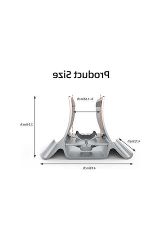 Novahub Dikey Dizüstü Bilgisayar Standı - Abs Materyal, Gümüş/siyah, Telefon Ve Tablet İçin Ayarlanabilir Stand