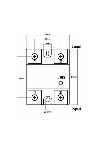 Motorobit-Ssr-100Da Solid State Röle 100A