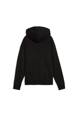 Puma Essentials Small No.1 Logo Kadın Siyah Kapüşonlu Sweatshirt Siyah