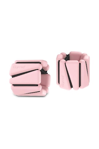 Gymo Pro Series Ayarlanabilir Silikon Bilek Ağırlığı 2x1kg Üçgen Pembe