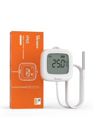 Snzb-02ld Zigbee Ip65 Lcd Ekranlı Problu Akıllı Sıcaklık Sensörü