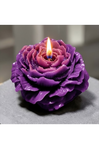 Şakayık Mum 50 Adet Mor