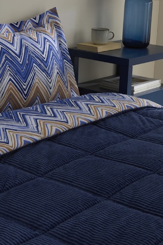 Karaca Home Vega Çift Kişilik Comfort Set Lacivert Lacivert