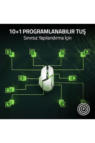 Razer Basilisk V3 - Özelleştirilebilir Kablolu Oyun Faresi - Ergo