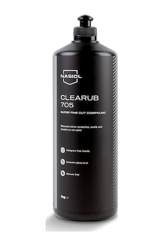 Nasiol Clearub 705 En Hafif Çizik/Hare Giderici Polisaj Pastası Pasta 1kg Silikonsuz Boya Parlatıcı