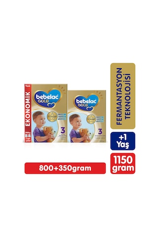 Bebelac Gold 3 Çocuk Devam Sütü 1 Yaş+ 1150 G