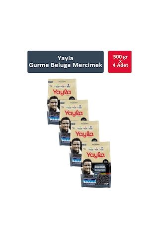 Yayla Gurme Beluga Mercimek 4 x 500 G