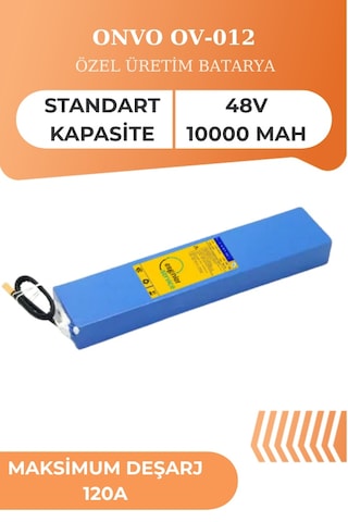 Ov-012 48v 10ah Batarya Powerxtra Hücreli 12c Değerli Özel Üretim Scooter Bataryası