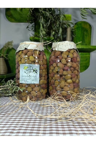 Aydın Yöresi Manzalina Cinsi Sofralık Tatlandırılmış Çizik Zeytin 4 Kg