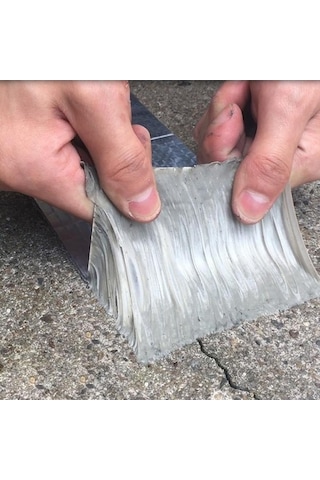 Novahub 2023 Süper Güçlü Alüminyum Folyo Butil Bant Su Geçirmez Kalın Sızdırmazlık Bandı - 5cm Genişlik, 1m/3m/5m Uzunluk