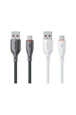 Wk Wdc-67a Kinkong 1m 66w Pvc Veri Kablosu, Arayüz: Usb Tip-c Beyaz