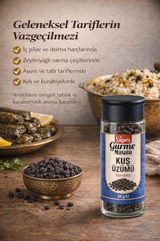 Kuş Üzümü 50 Gr Cam Kavanoz