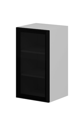 Minar Mutfak Modül Üst 1dk2r 40cm Dolap Byz Aliminyum Füme Cam