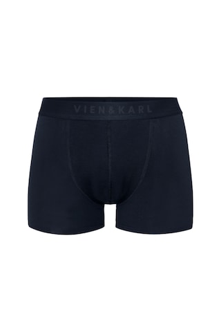 Erkek Lacivert 10'Lu Paket Düz Likralı Boxer Şort