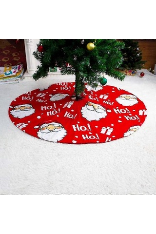 2025 Noel Ağacı Matı Yuvarlak 120 Cm Keçe