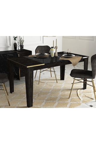 Dekorister Exclusive Veyron Yemek Masası Rebab-Mermer