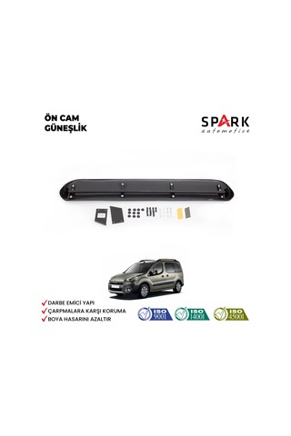 Peugeot Partner Tepee 2009-2015 Yıl Aralığı Uyumlu Ön Cam Güneşlik