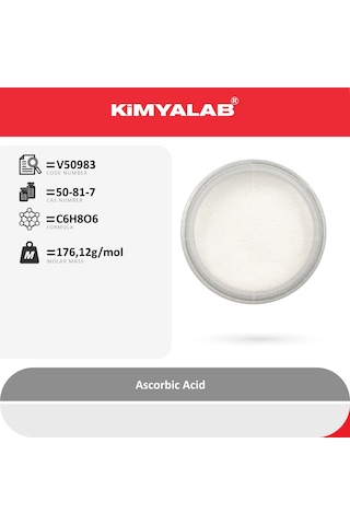 Kimyalab Askorbik Asit C Vitamini Ascorbic Acid E300 1 KG