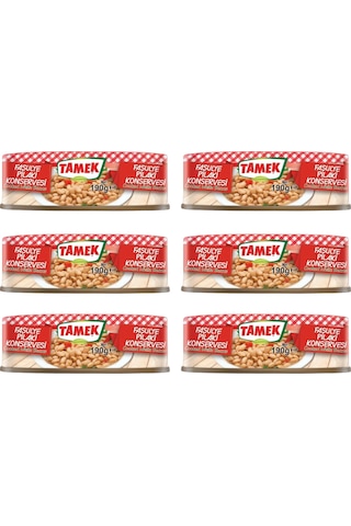 Tamek Fasulye Pilaki 6 x 190 G