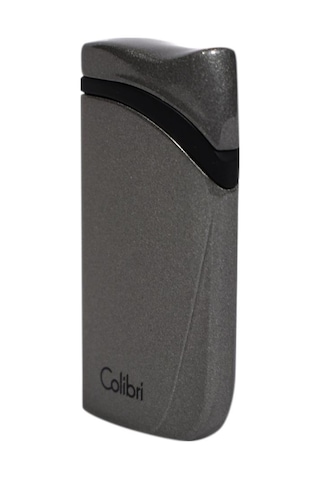 Colibri Falcon Tek Torch Pürmüz Metalik Gri Puro Çakmağı