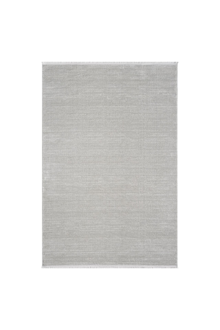 Mariesse Home Bambu Dokulu Modern Sık Dokuma Koridor Kesme Yolluk Dokuma Makine Halısı Y00607a Gri