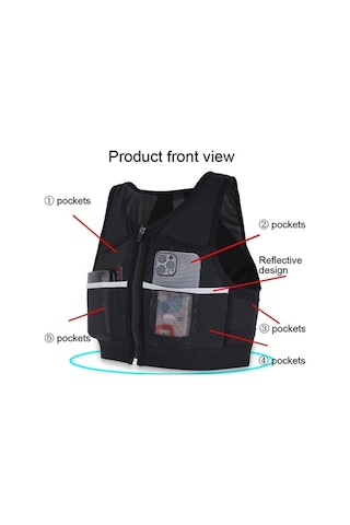 Trendooze Yürüyüş Yeleği Sporları Sırt M Koşu Doğa Çantası Çantası Çantası Binme Bd Çok Renkli