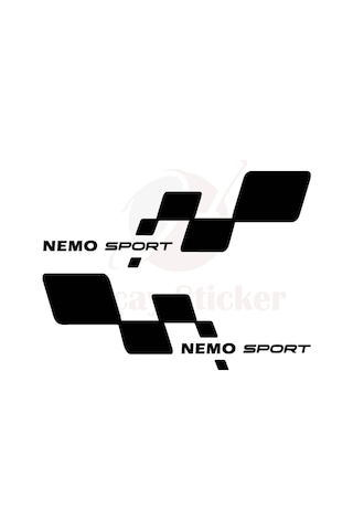 Citroen Nemo İçin Uyumlu Aksesuar Kapı Altı Oto Sticker Set Siyah Sağ-sol 40 15 Cm
