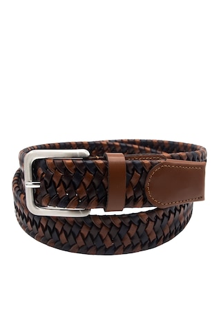 Pierre Cardin Premium Örgü Deri Kemer En 3,5 Cm Pc1714 Çok Renkli