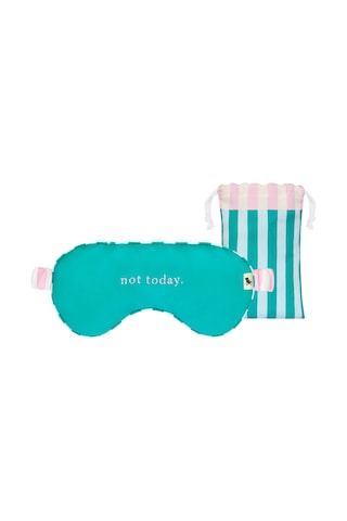 Dock And Bay Uyku Göz Bandı Design Not Today Turkuaz