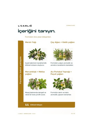 L'carlıe Dermaguard Ayak Ve Tırnak Bakım Kremi 50 Ml