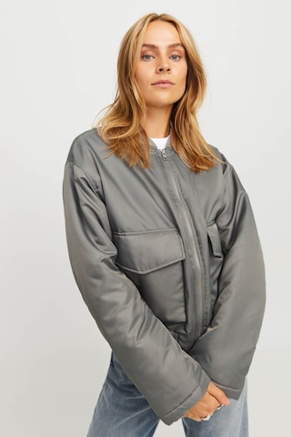 Jjxx Jxcaren Padded Bomber Otw Grı Kadın Ceket Gri