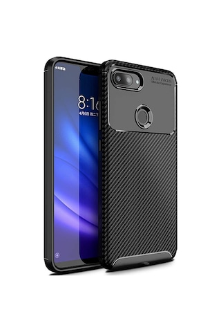 Xiaomi Redmi Mi8 Lite Kilif Karbon Tasarim Negro Silikon 405799228