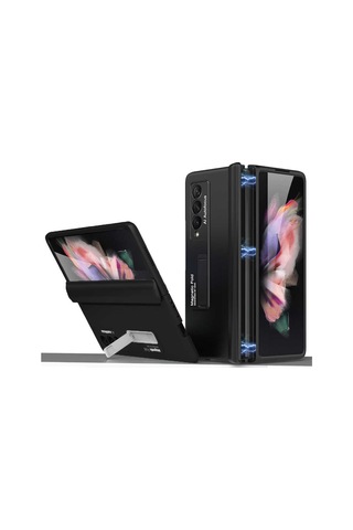 Galaxy Z Fold 3 Kılıf Zore M-Magnet Kılıf Siyah