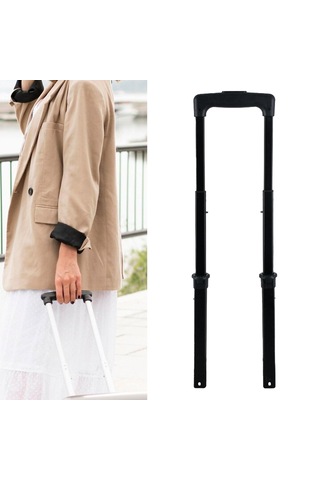 Homyl Bavul Teleskopik Saplı, Çekme Çubuğu Şık Kullanım Siyah