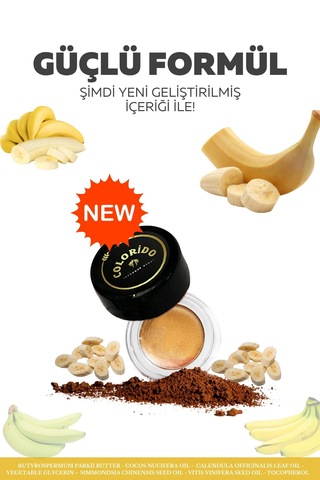Colorido Bálsamo Bronce Nemlendirici Işıltı Veren E-vitaminli Krem Balm 04 Bronze