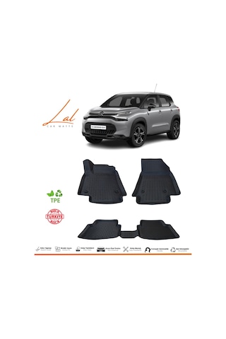 Citroen C3 Aircross 2017+ 3d Havuzlu Paspas