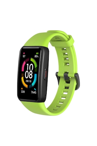 Huawei Band 6 Uyumlu Krd-47 Uyumlu Zore Kordon-koyu Yeşil