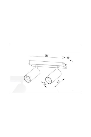 Jc507 Jupiter 2'li Rozanslı Sıva Üstü Spot S/a Gün Işığı