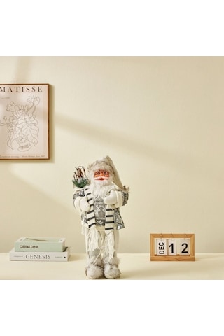 Dancemonkey Noel Baba Xintean Fener Yeni Yıl Süs, 45cm Ev Dekorasyon