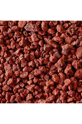 Pomza Taşı 10 KG 4-8 mm Kırmızı Pomza Lav Taşı Volkanik Tüf Dekoratif Ponza Taşı