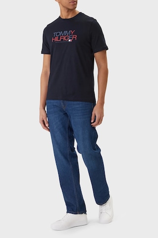 Tommy Hilfiger Erkek T Shirt Mw0mw42369 Dw5 Lacivert