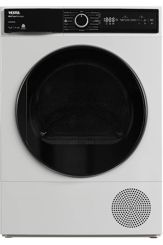 Vestel KM 97302 Wi-Fi 9 KG Isı Pompalı Çamaşır Kurutma Makinesi