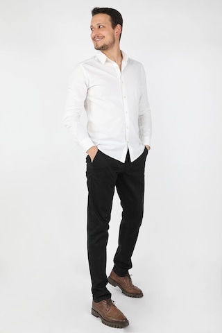 Erkek Fleto Cep Gabardin Pantolon Siyah