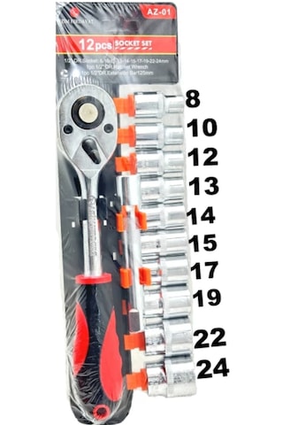 Azim 1/2 Lokma Takımı Seti Cırcır Kollu 12 Parça