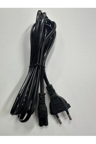 3 Metre 2 Li Power Kablo 3 Metre Işıldak Kablosu 3 Metre Televizyon Power Kablo