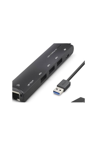 Usb Type-c 3.2 Gen1 Hub Gigabit Lan 4 Port 5 Gbps Siyah Hdx7897 Evimdeyokyok