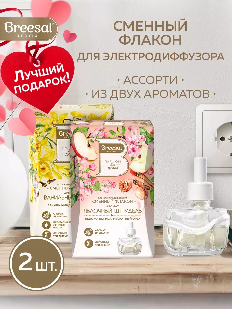 Breesal Elektrikli Difüzör İçin Değiştirilebilir Şişe, 2 Adet 182741182