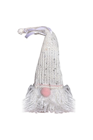 Qingmipy Işıklı Asılı Peri Bebeği Dekorasyonu - Noel Ve Hediye İçin Şirin El Yapımı Aksesuar Beyaz